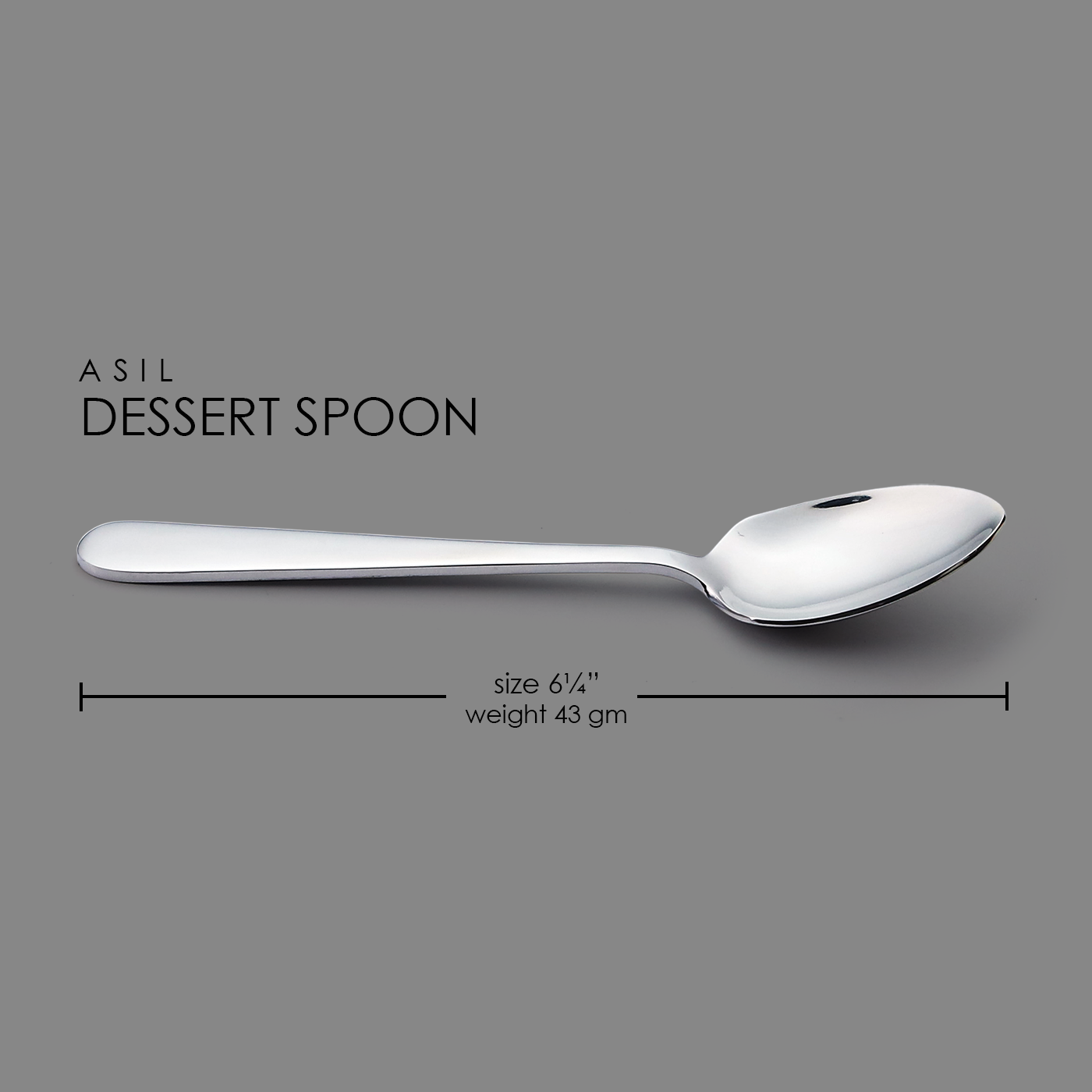 Asil Dessert Spoon (6 pieces)