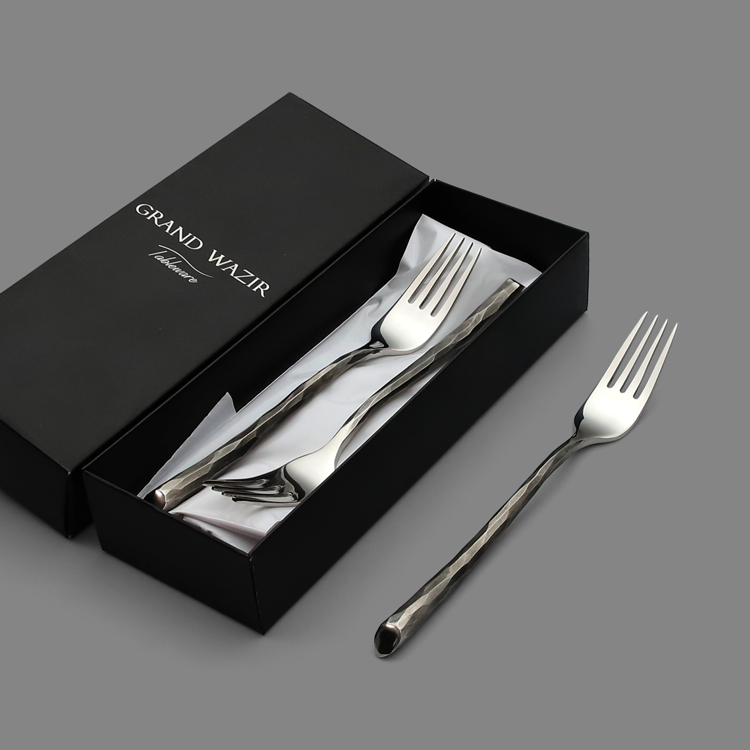 HUNER - SIYAH DESSERT FORK (6 pieces)