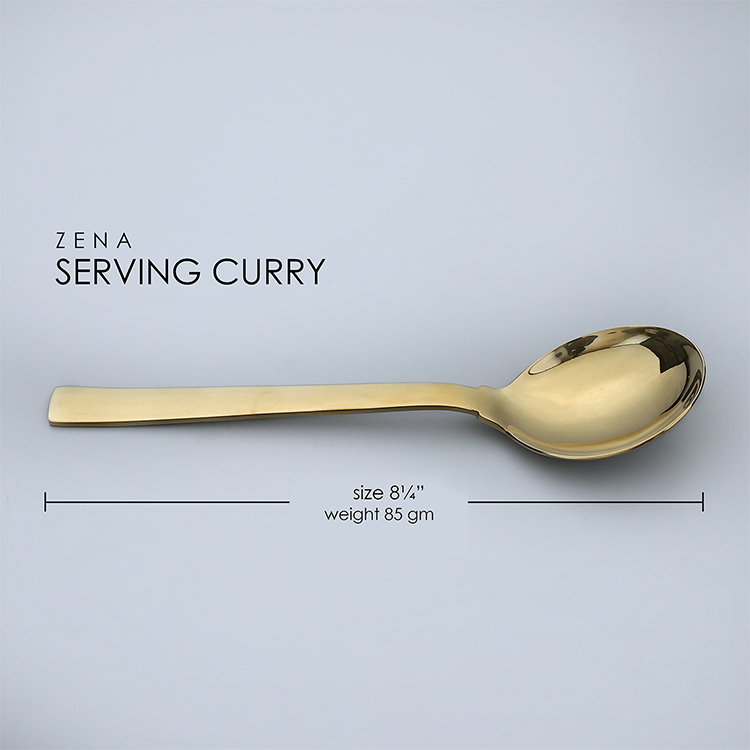 Zena Serving Curry Spoon (2 pieces)