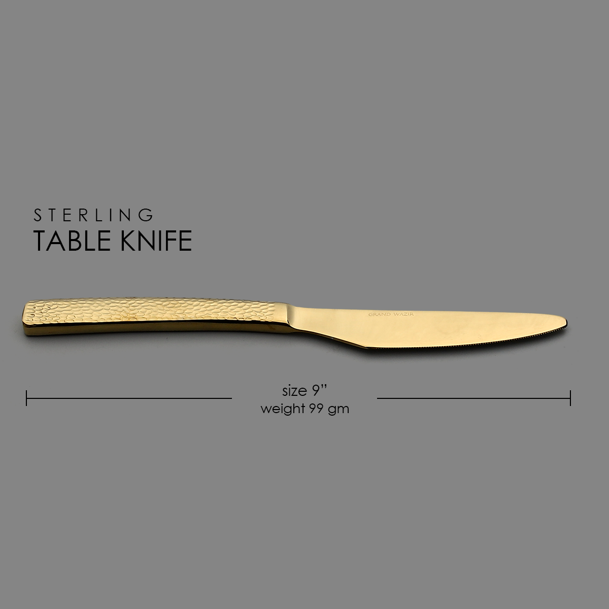 Sterling PVD Gold Table Knife (6 pieces)