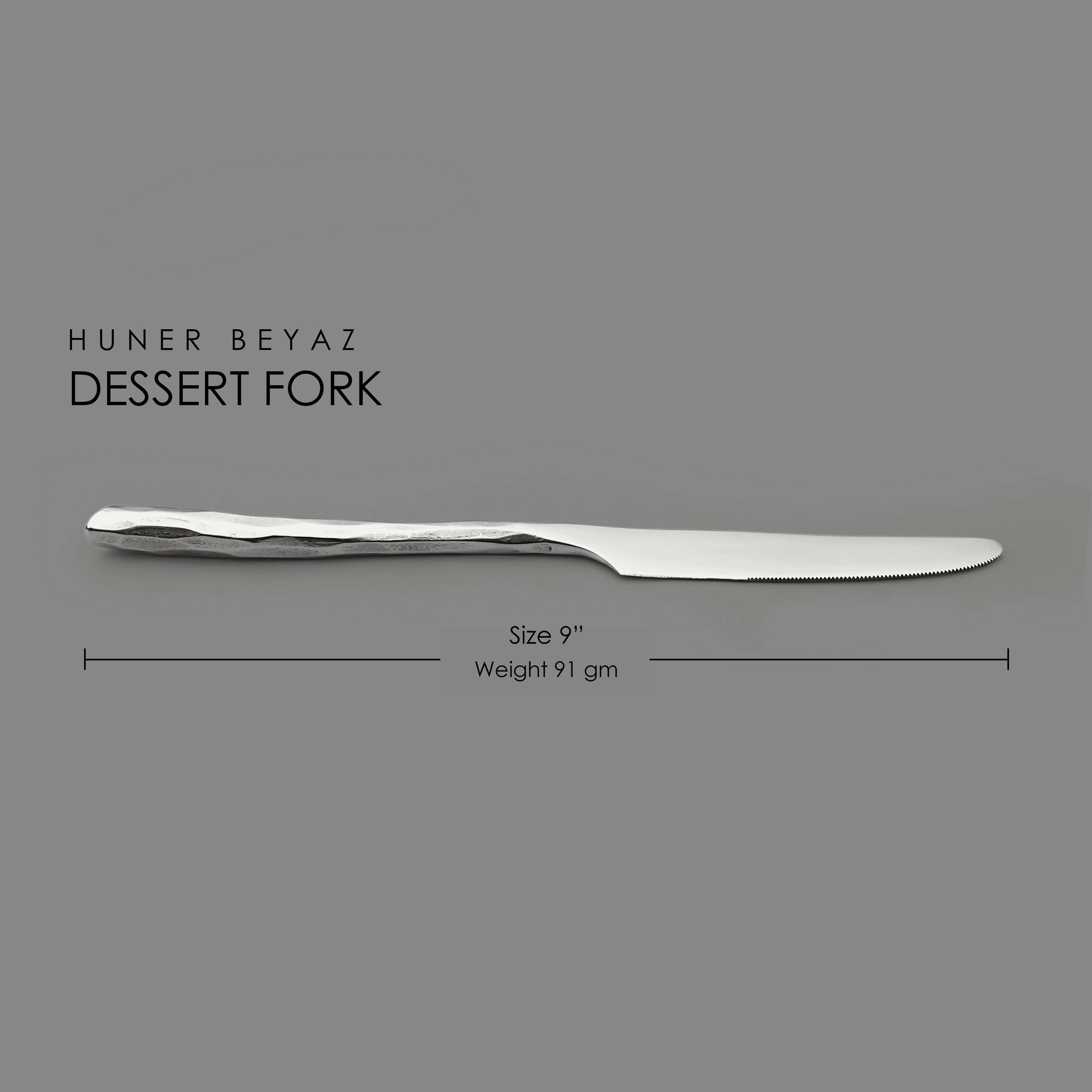 HUNER - BEYAZ TABLE KNIFE (6 pieces)