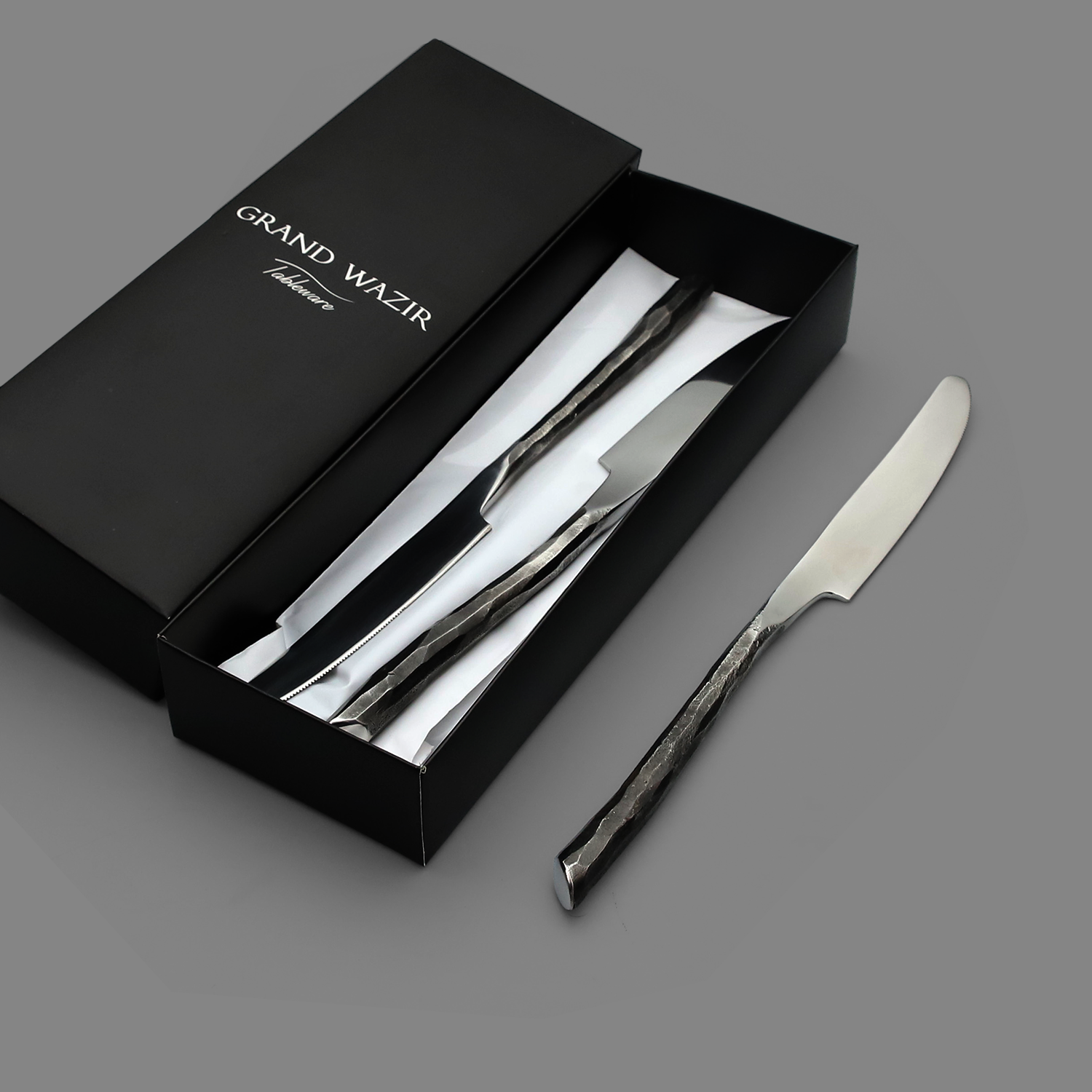 HUNER - SIYAH TABLE KNIFE (6 pieces)