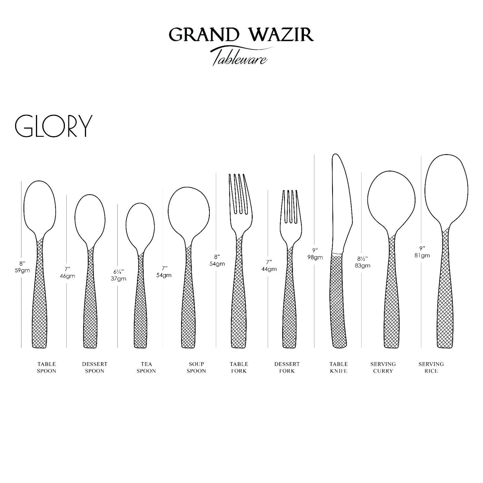 Glory 6 Persons Serving Set