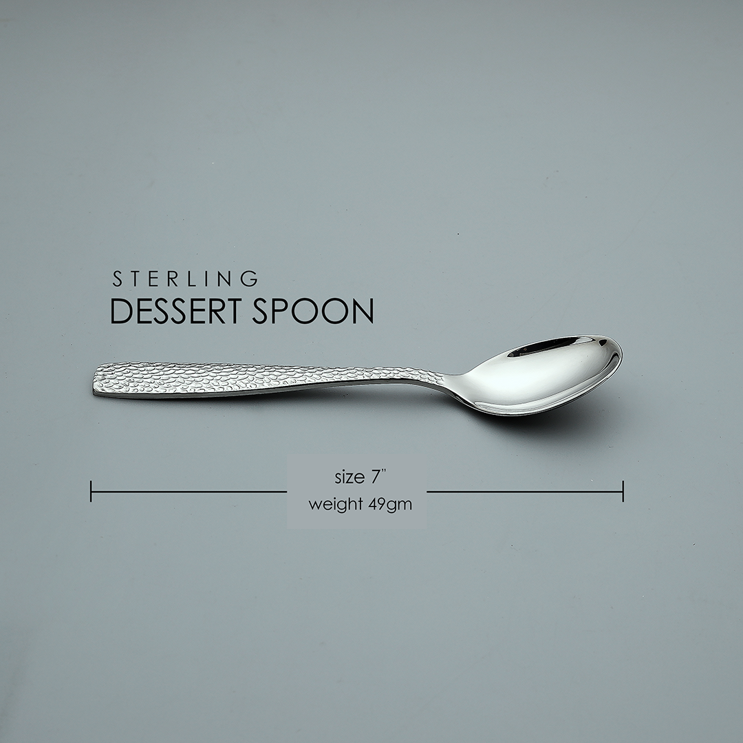 Sterling Dessert Spoon (6 pieces)
