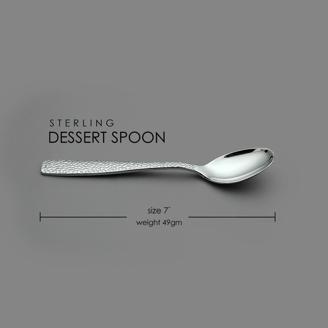 Sterling Dessert Spoon (6 pieces)