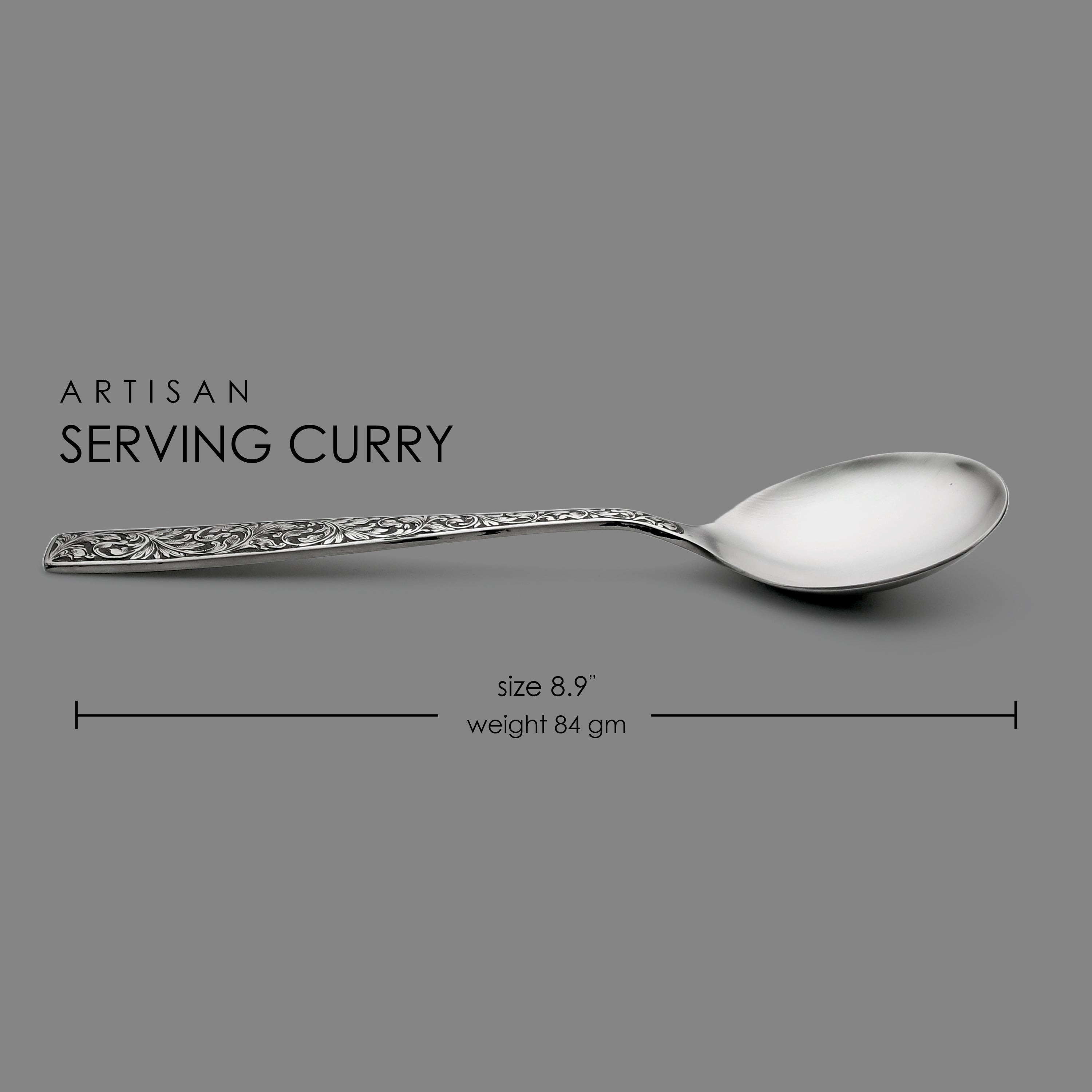 Artisan Serving Curry Spoon (2 pieces)