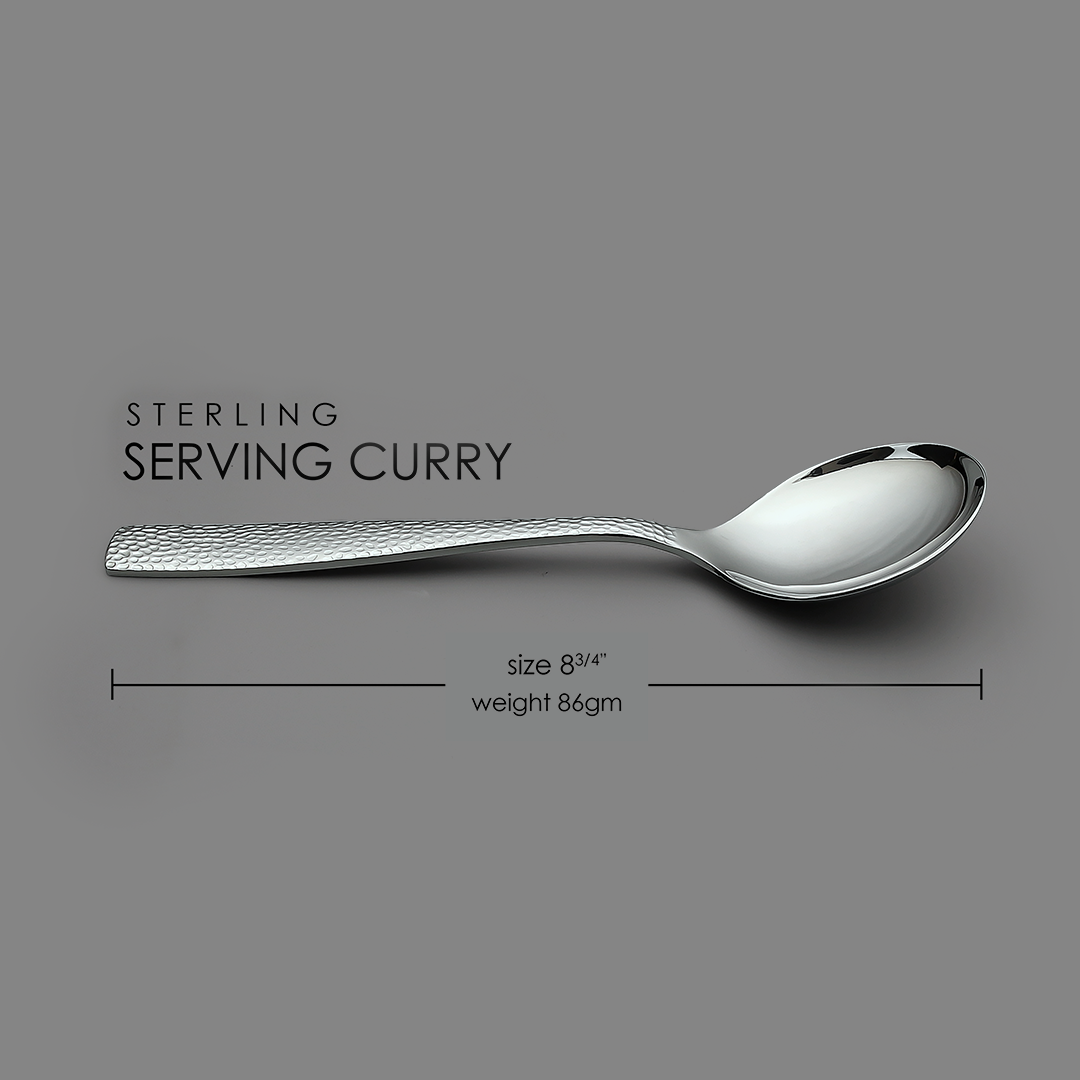 Sterling Serving Curry Spoon (2 pieces)