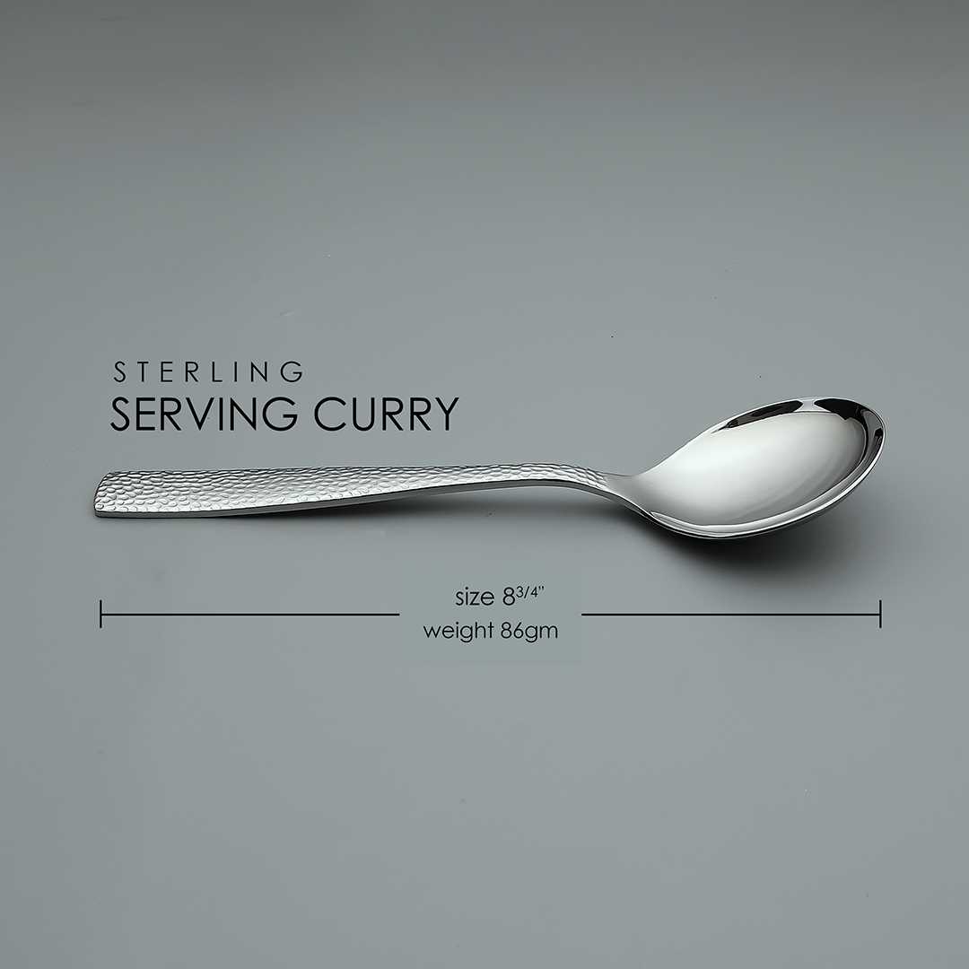 Sterling Serving Curry Spoon (2 pieces)