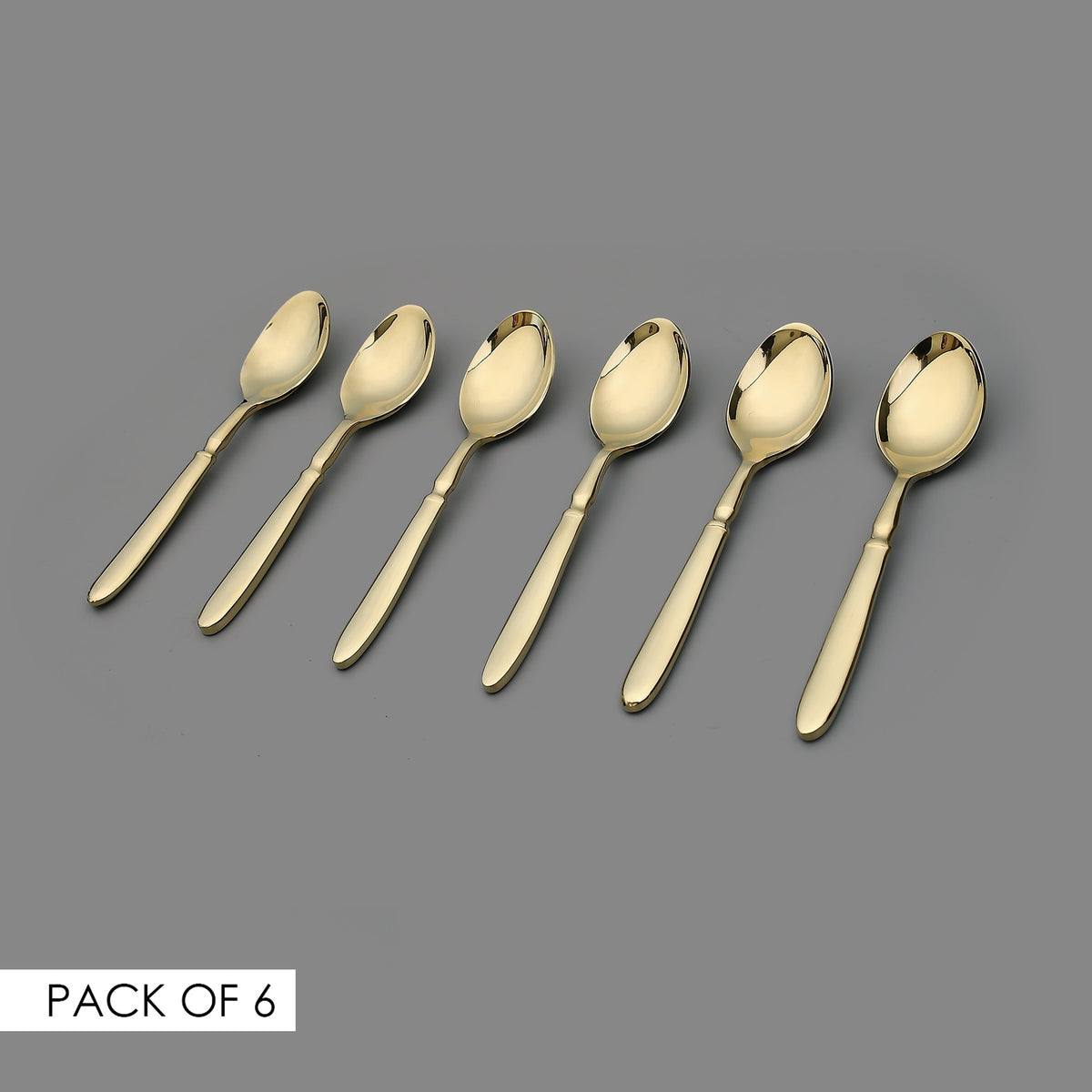 Presto PVD Gold Tea Spoon (6 pieces)