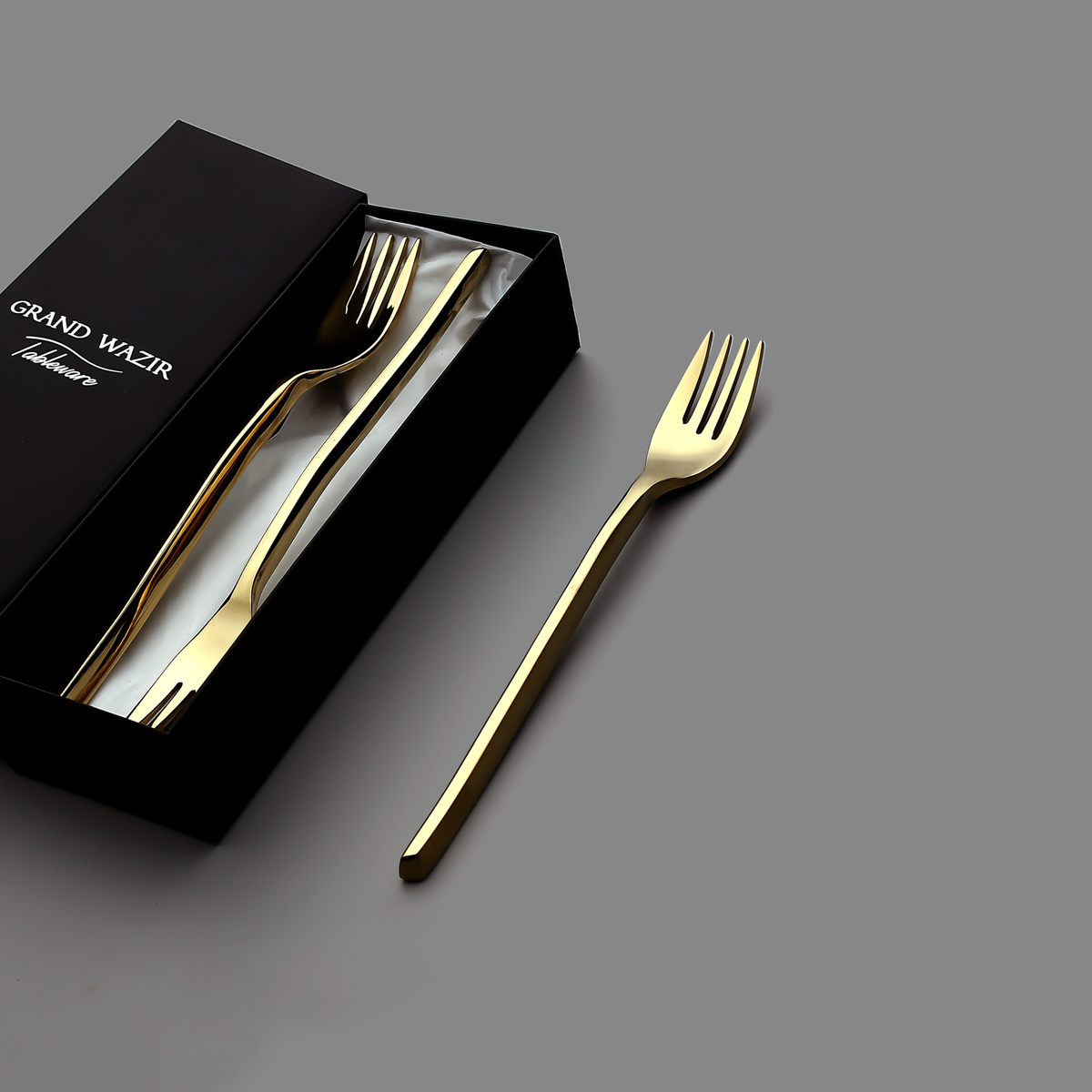 Pristine PVD Gold Dessert Fork (6 pieces)