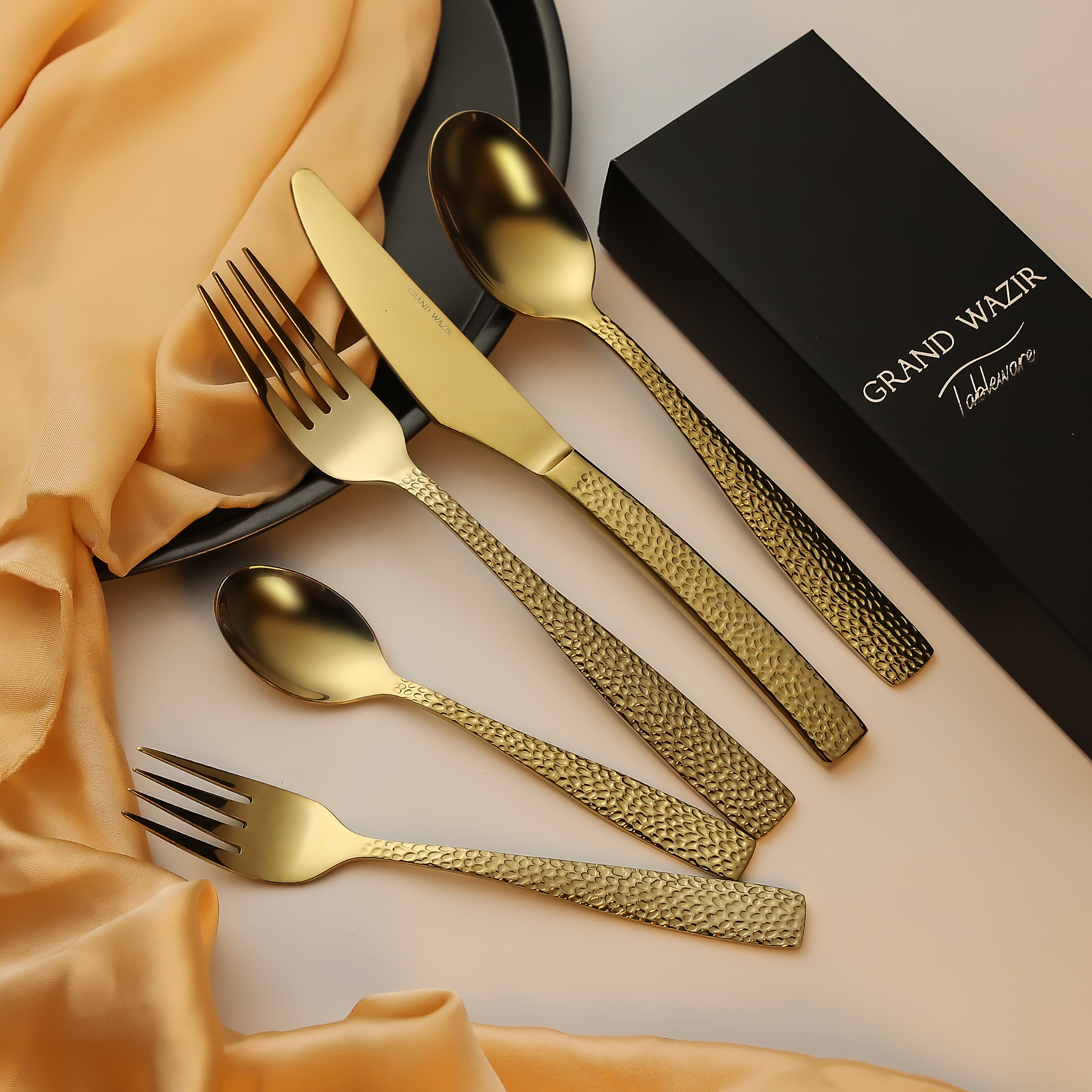 Sterling Gold 6 Persons Serving Set