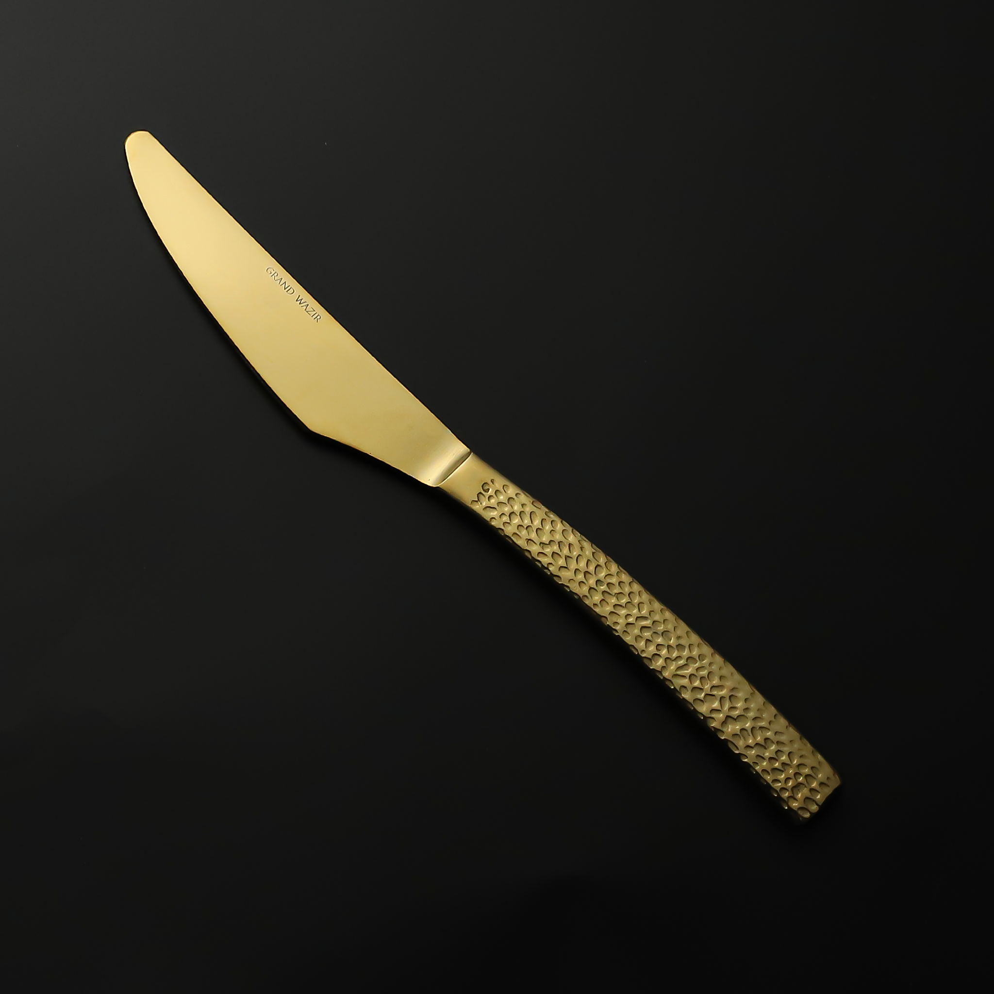 Sterling Hot-Selling Hammered Cutlery Set in Gold