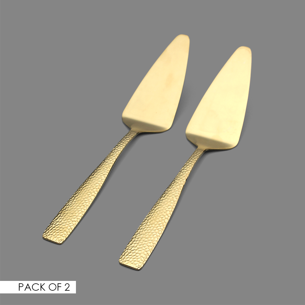 Sterling PVD Gold Cake Lifter (2 pieces)