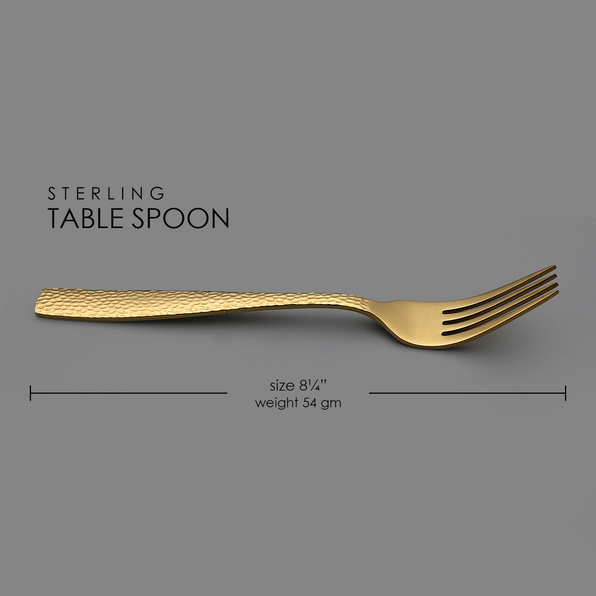 Sterling PVD Gold Table Fork (6 pieces)