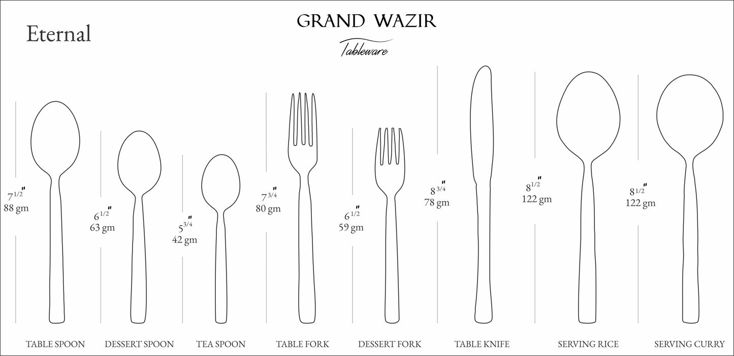 Eternal Cutlery Set, 4 Gauge