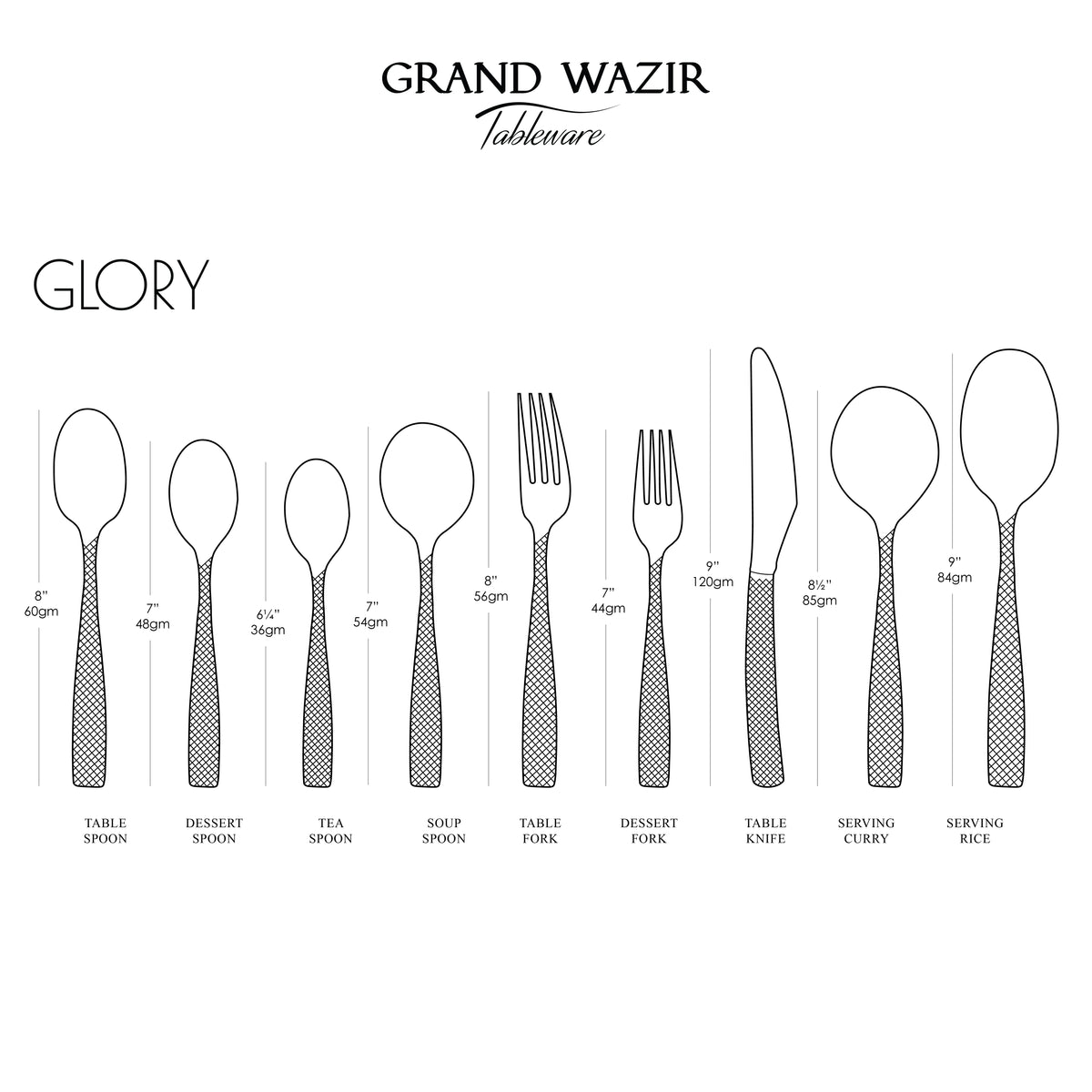 Glory 6 Persons Serving Set