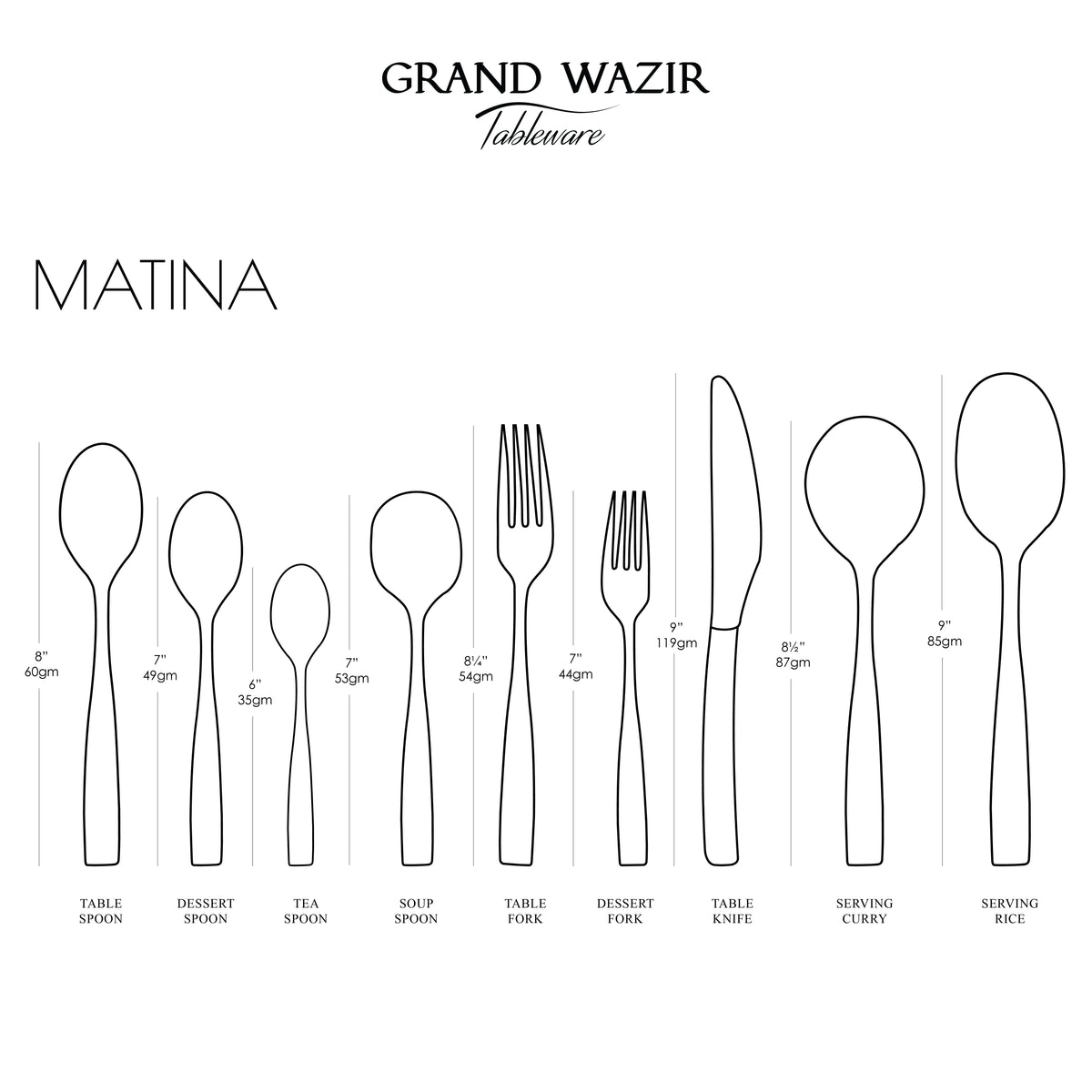Matina 8 Persons Serving Set
