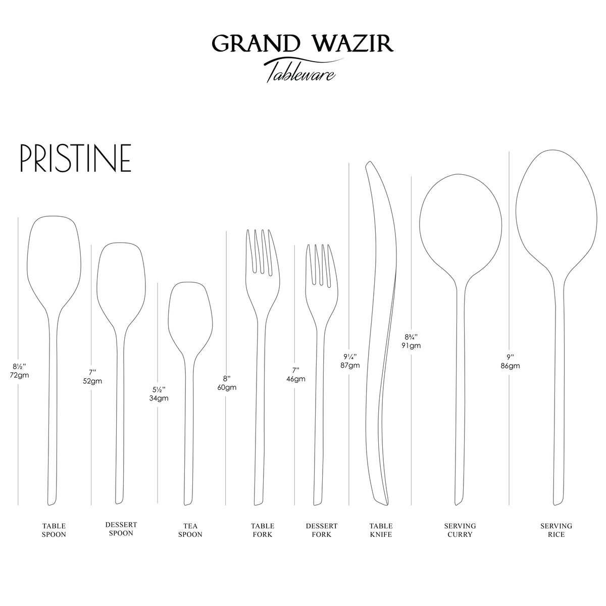 Pristine 6 Persons Serving Set