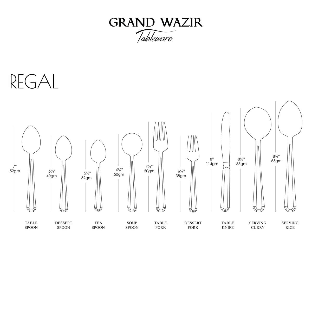 Regal 6 Persons Serving Set