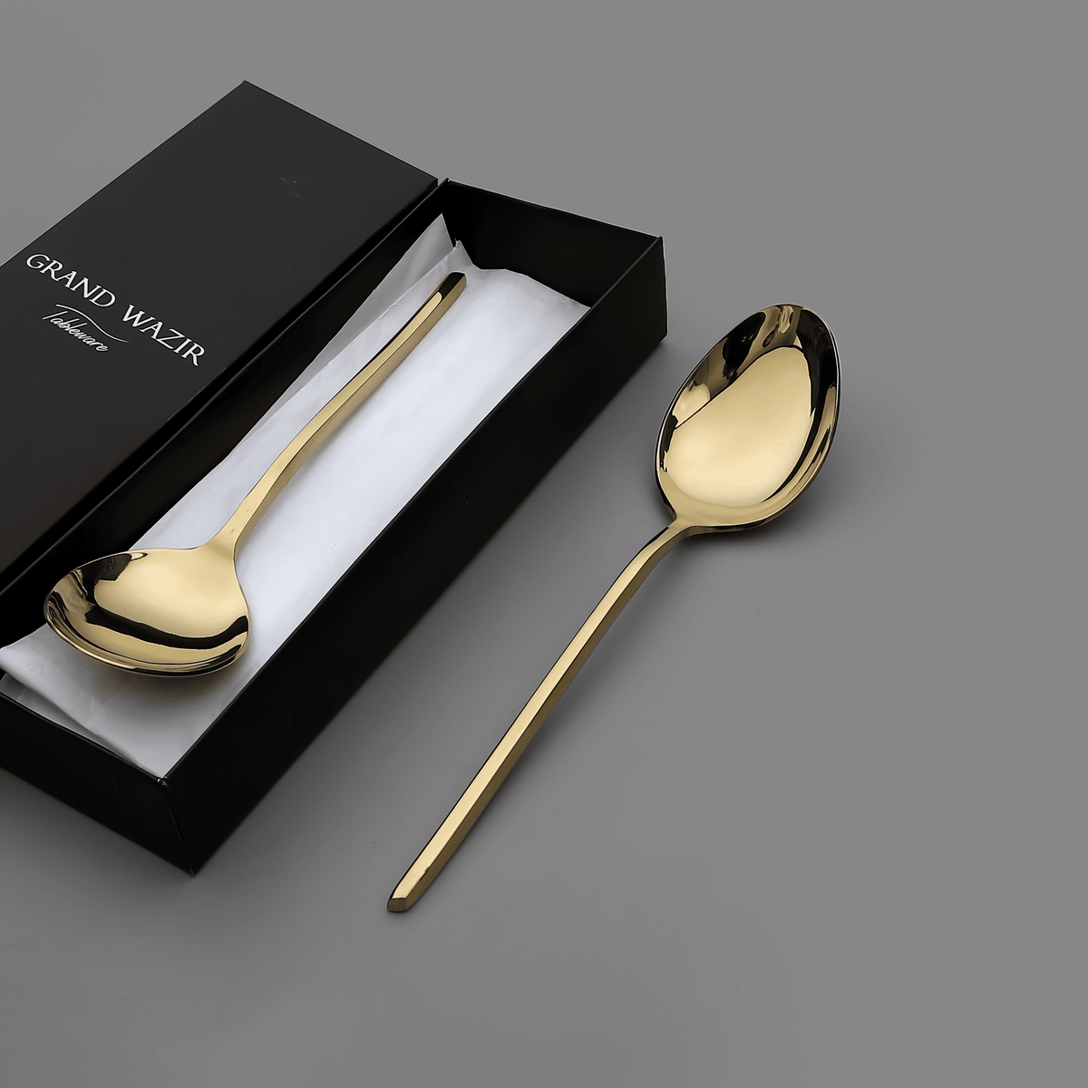 Pristine PVD Gold Serving Rice Spoon (2 pieces)