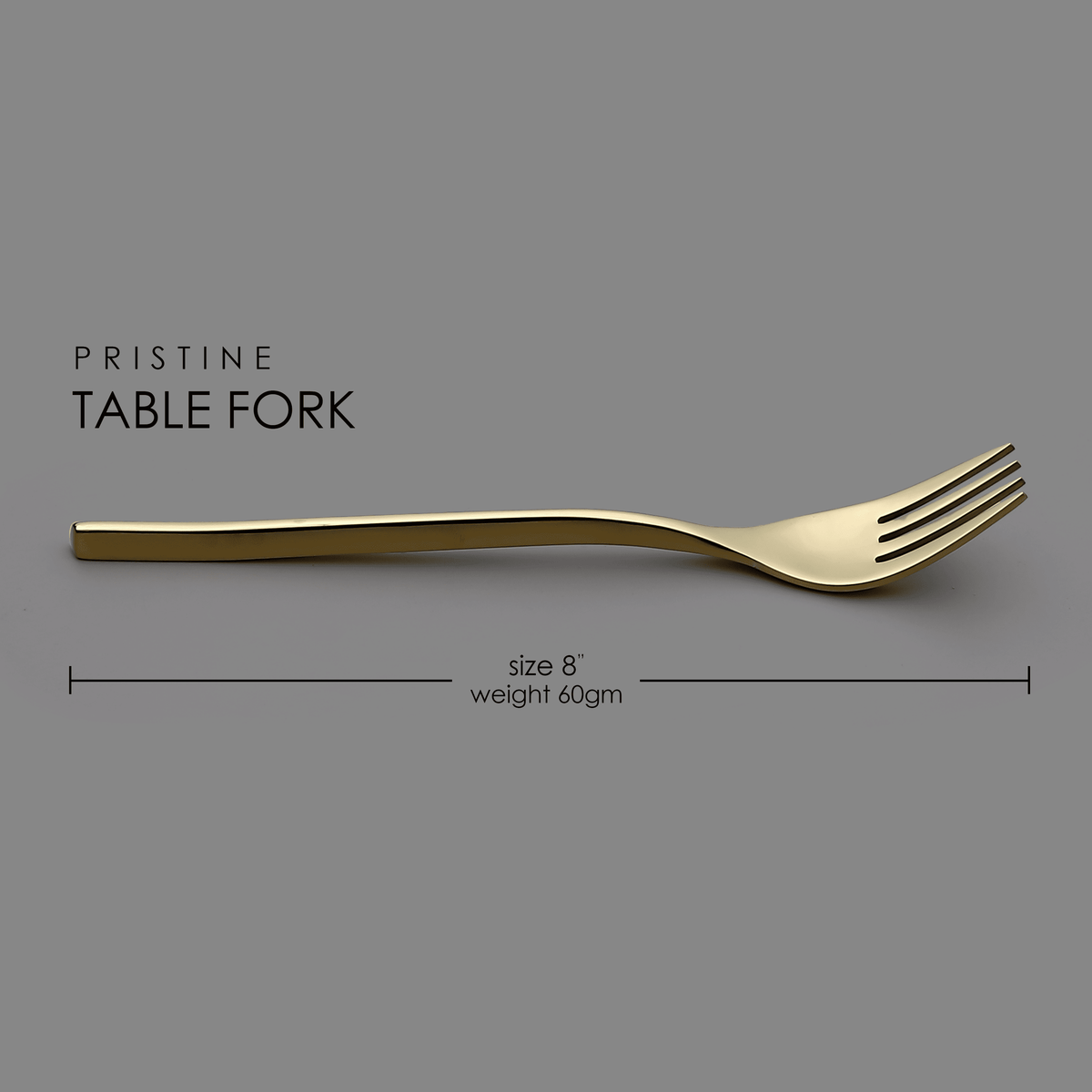 Pristine PVD Gold Table Fork (6 pieces)