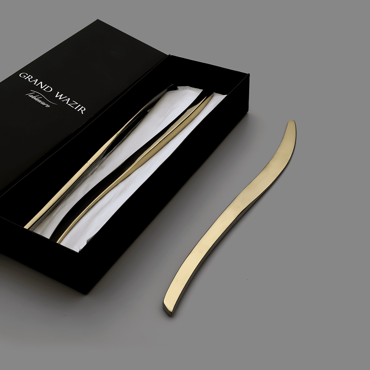 Pristine PVD Gold Table Knife (6 pieces)