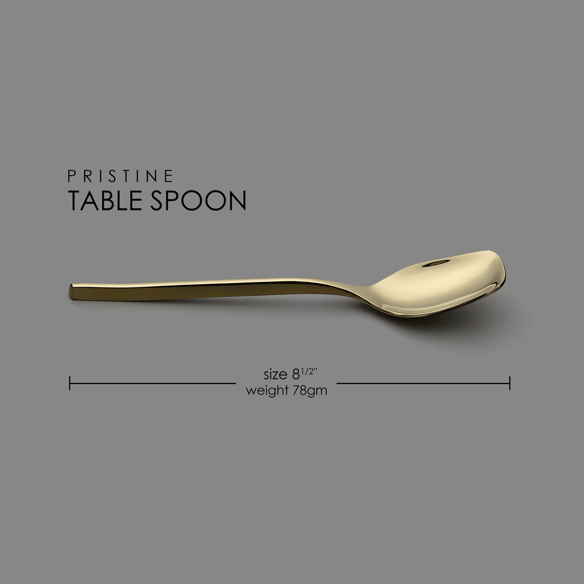 Pristine PVD Gold Table Spoon (6 pieces)