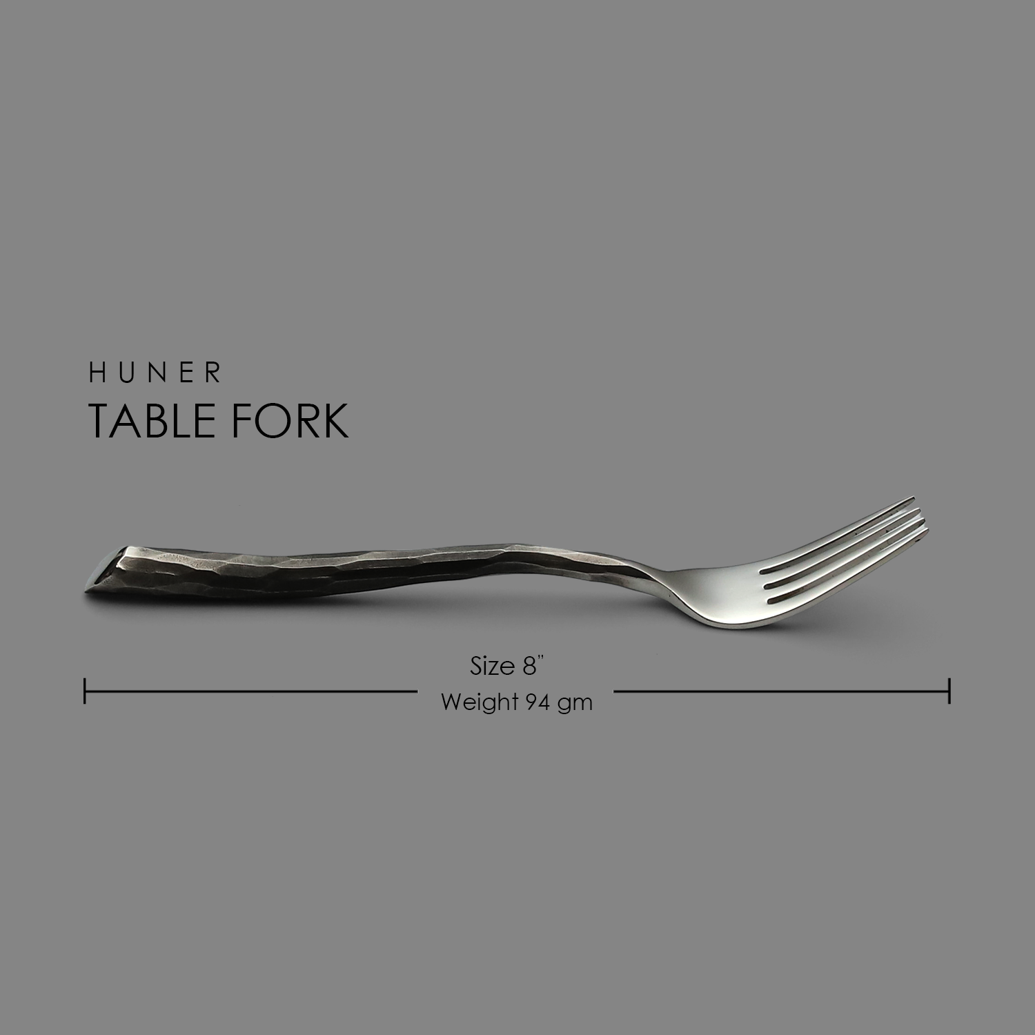 Huner - Siyah Table Knife (6 pieces)