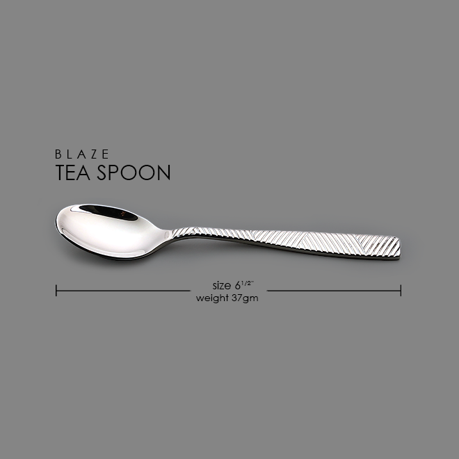 Blaze Tea Spoon (6 pieces)