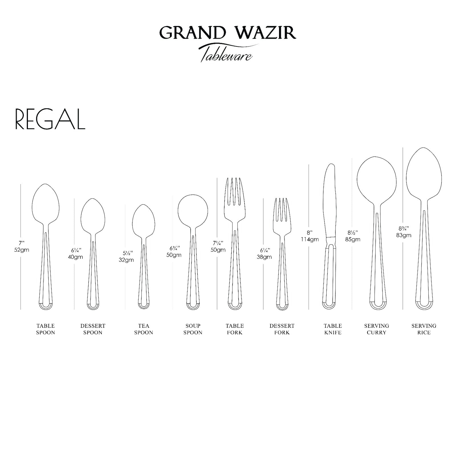 Regal 6 Persons Serving Set