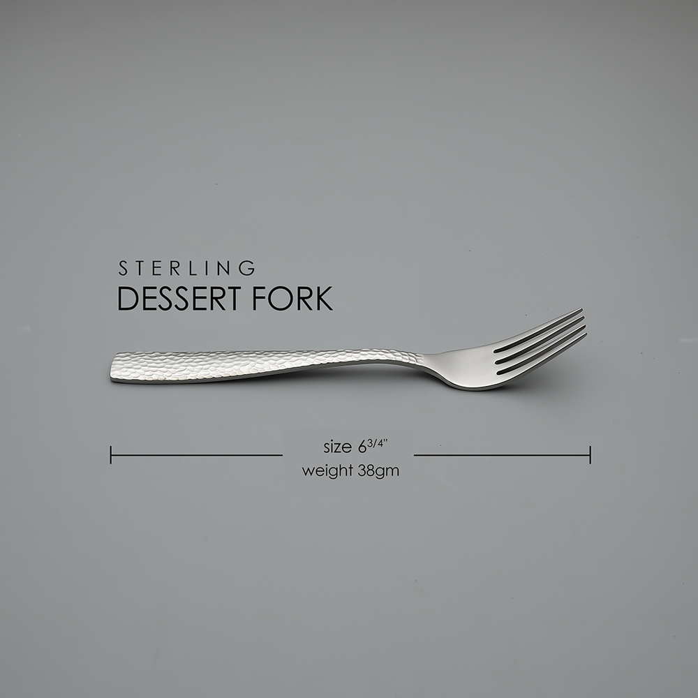 Sterling dessert Fork 6 pieces