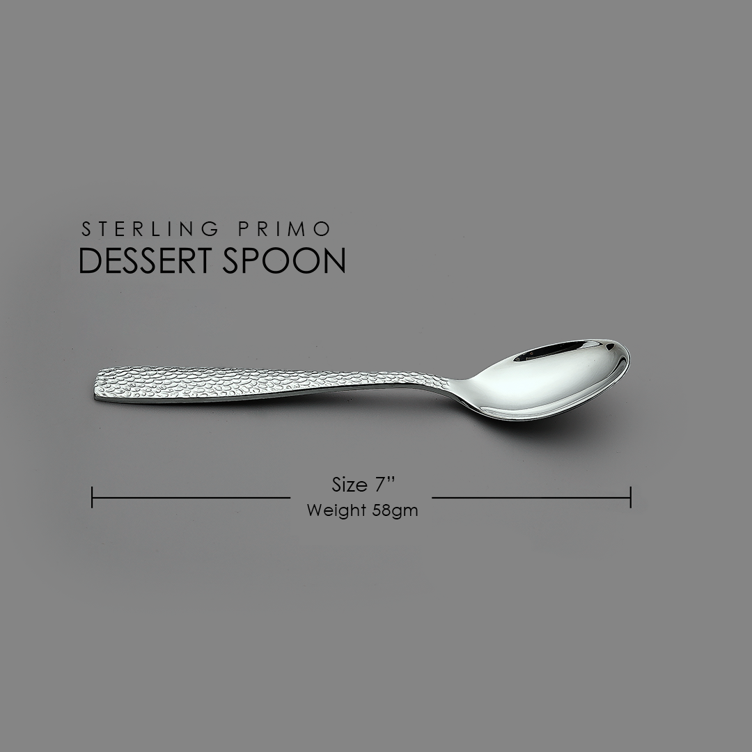 Sterling Primo Dessert Spoon (6 pieces)
