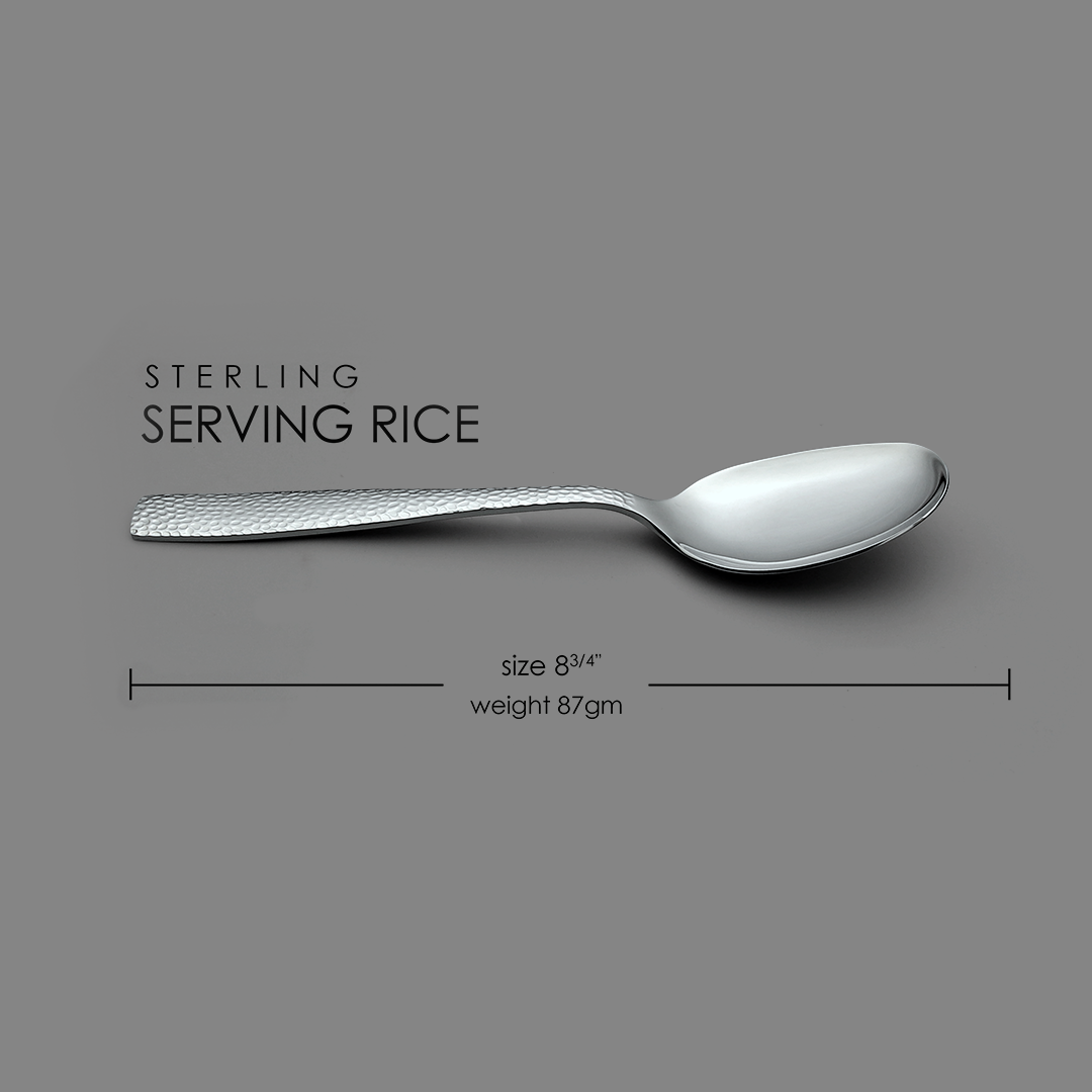 Sterling Primo Serving Rice Spoon (2 pieces)