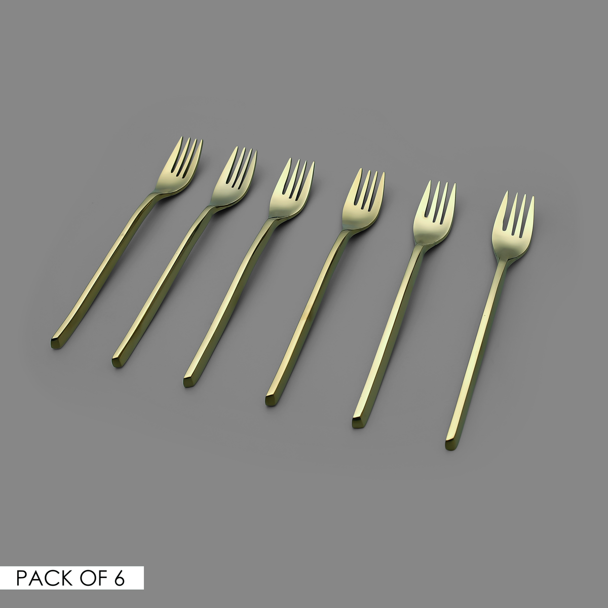 Pristine PVD Gold Dessert Fork (6 pieces)