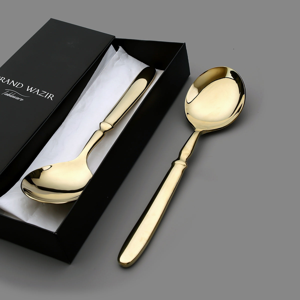 Presto PVD Gold Serving Curry Spoon (2 pieces)