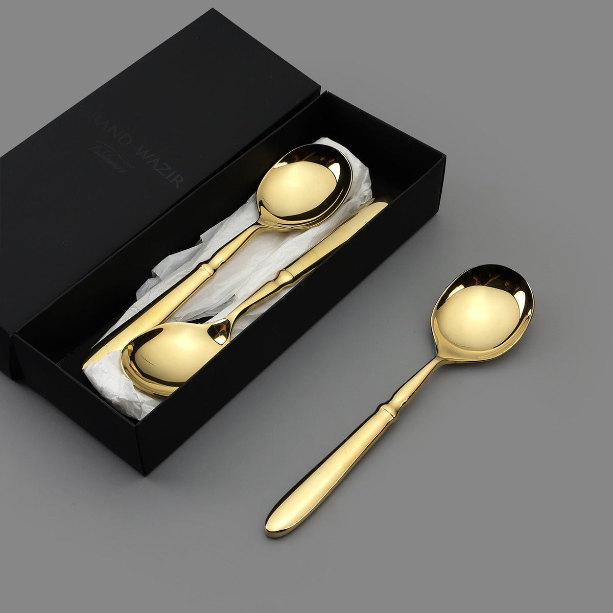 Presto PVD Gold Soup Spoon