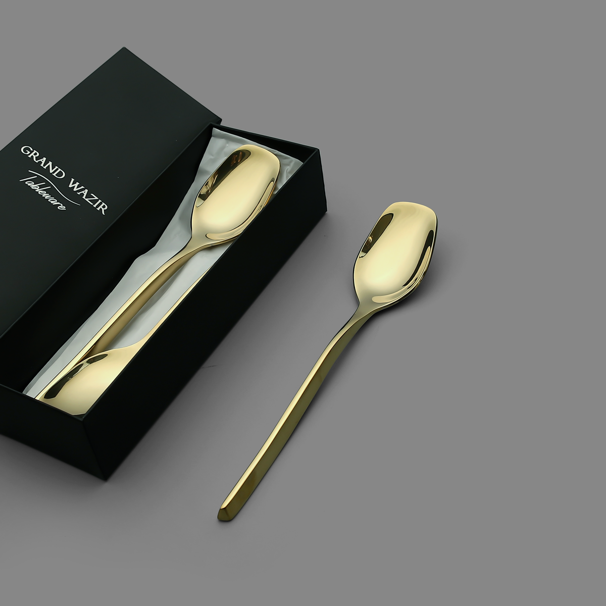 Pristine PVD Gold Dessert Spoon (6 pieces)
